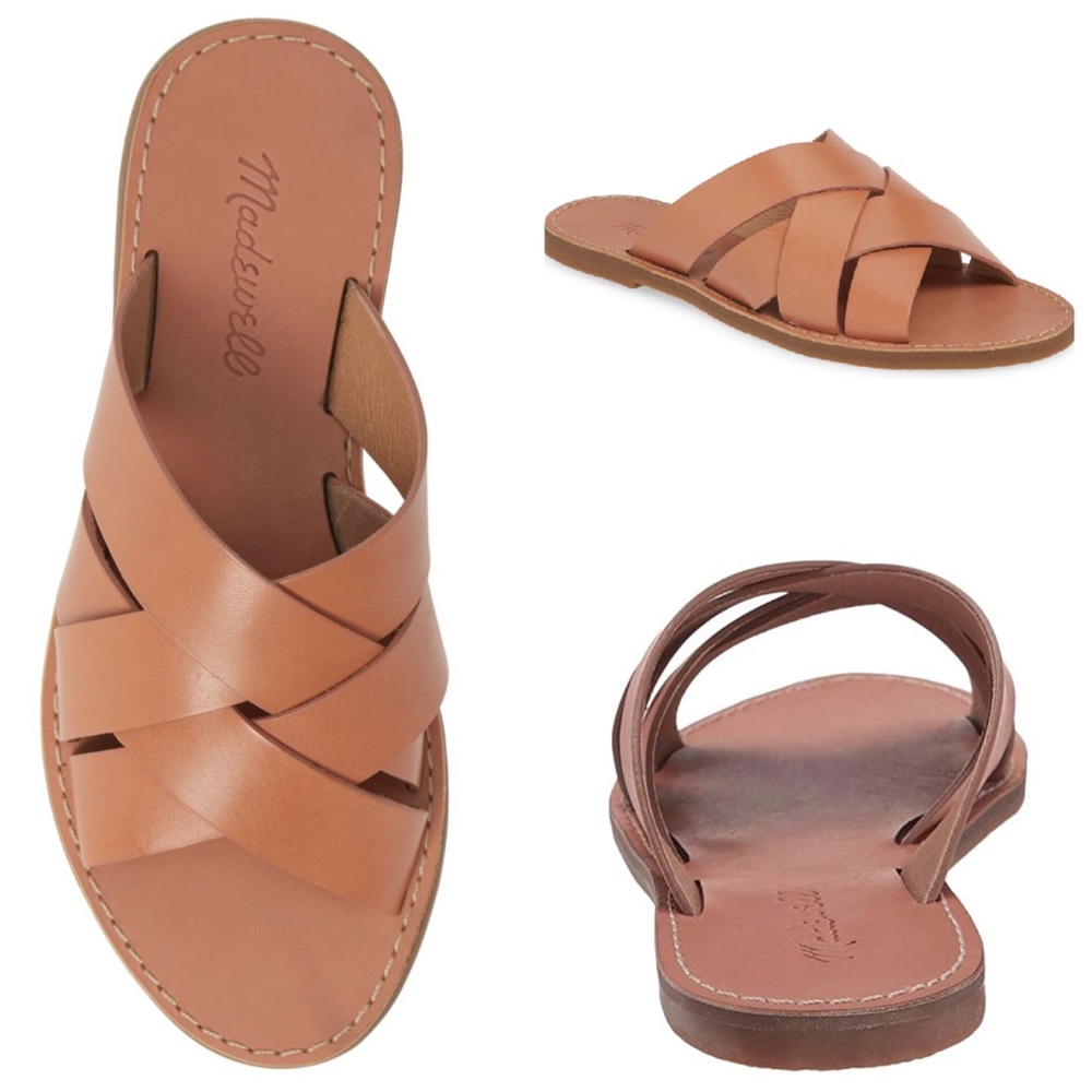 🌸❤️Madewell Broadwalk woven slide sandal❤️